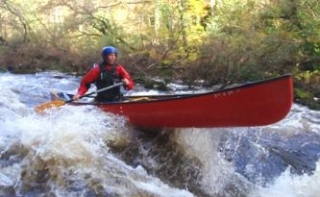 Exhiliarting canoeing
